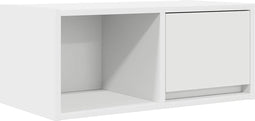 vidaXL - Tv-meubel - 60x31x25,5 - cm - bewerkt - hout - wit