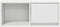 vidaXL - Tv-meubel - 60x31x25,5 - cm - bewerkt - hout - wit