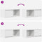 vidaXL - Tv-meubel - 60x31x25,5 - cm - bewerkt - hout - wit