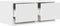 vidaXL - Tv-meubel - 60x31x25,5 - cm - bewerkt - hout - wit