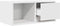 vidaXL - Tv-meubel - 60x31x25,5 - cm - bewerkt - hout - wit