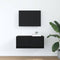 vidaXL - TV-meubel - 60x31x25,5 - cm - spaanplaat - zwart - eikenkleurig
