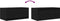 vidaXL - TV-meubel - 60x31x25,5 - cm - spaanplaat - zwart - eikenkleurig