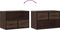 vidaXL - Tv-meubel - 60x31x39,5 - cm - bewerkt - hout - metaal - bruin - eikenkleurig