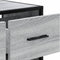 vidaXL - Tv-meubel - 60x31x39,5 - cm - bewerkt - hout - metaal - grijs - sonoma - eiken