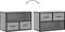 vidaXL - Tv-meubel - 60x31x39,5 - cm - bewerkt - hout - metaal - grijs - sonoma - eiken