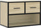 vidaXL - Tv-meubel - 60x31x39,5 - cm - bewerkt - hout - metaal - sonoma - eikenkleurig