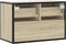 vidaXL - Tv-meubel - 60x31x39,5 - cm - bewerkt - hout - metaal - sonoma - eikenkleurig