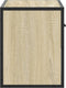 vidaXL - Tv-meubel - 60x31x39,5 - cm - bewerkt - hout - metaal - sonoma - eikenkleurig