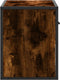 vidaXL - Tv-meubel - 60x31x39,5 - cm - bewerkt - hout - metaal - gerookt - eikenkleur