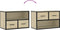 vidaXL - Tv-meubel - 60x31x39,5 - cm - bewerkt - hout - metaal - sonoma - eikenkleurig