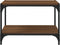 vidaXL - Tv-meubel - 60x33x41 - cm - bewerkt - hout - en - staal - bruin - eikenkleur