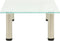vidaXL - Tv-meubel - 60x35x17 - cm - gehard - glas - mat