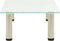 vidaXL - Tv-meubel - 60x35x17 - cm - gehard - glas - mat
