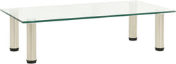 vidaXL - Tv-meubel - 60x35x17 - cm - gehard - glas - transparant