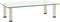 vidaXL - Tv-meubel - 60x35x17 - cm - gehard - glas - transparant
