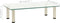 vidaXL - Tv-meubel - 60x35x17 - cm - gehard - glas - transparant