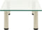 vidaXL - Tv-meubel - 60x35x17 - cm - gehard - glas - transparant