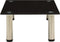 vidaXL - Tv-meubel - 60x35x17 - cm - gehard - glas - zwart