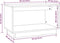 vidaXL - Tv-meubel - 60x35x35 - cm - massief - grenenhout - grijs