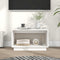 vidaXL - Tv-meubel - 60x35x35 - cm - massief - grenenhout - wit