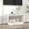 vidaXL - Tv-meubel - 60x35x35 - cm - massief - grenenhout - wit