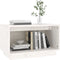 vidaXL - Tv-meubel - 60x35x35 - cm - massief - grenenhout - wit