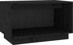 vidaXL - Tv-meubel - 60x35x35 - cm - massief - grenenhout - zwart