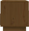 vidaXL - Tv-meubel - 60x35x37 - cm - massief - grenenhout - honingbruin