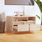 vidaXL - Tv-meubel - 60x35x37 - cm - massief - grenenhout