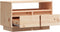 vidaXL - Tv-meubel - 60x35x37 - cm - massief - grenenhout