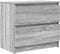 vidaXL - Tv-meubel - 60x35x54 - cm - bewerkt - hout - grijs - sonoma - eikenkleurig