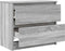 vidaXL - Tv-meubel - 60x35x54 - cm - bewerkt - hout - grijs - sonoma - eikenkleurig