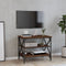 vidaXL - Tv-meubel - 60x40x50 - cm - bewerkt - hout - bruin - eikenkleur