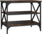 vidaXL - Tv-meubel - 60x40x50 - cm - bewerkt - hout - gerookt - eikenkleurig
