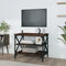 vidaXL - Tv-meubel - 60x40x50 - cm - bewerkt - hout - gerookt - eikenkleurig