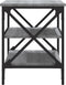 vidaXL - Tv-meubel - 60x40x50 - cm - bewerkt - hout - grijs - sonoma - eikenkleurig
