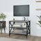 vidaXL - Tv-meubel - 60x40x50 - cm - bewerkt - hout - grijs - sonoma - eikenkleurig