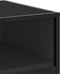 vidaXL - Tv-meubel - 61x40x46 - cm - bewerkt - hout - en - metaal - zwart