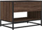 vidaXL - Tv-meubel - 61x40x46 - cm - bewerkt - hout - metaal - bruin - eikenkleur