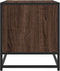 vidaXL - Tv-meubel - 61x40x46 - cm - bewerkt - hout - metaal - bruin - eikenkleur