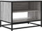 vidaXL - Tv-meubel - 61x40x46 - cm - bewerkt - hout - metaal - grijs - sonoma - eiken