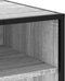 vidaXL - Tv-meubel - 61x40x46 - cm - bewerkt - hout - metaal - grijs - sonoma - eiken