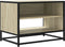 vidaXL - Tv-meubel - 61x40x46 - cm - bewerkt - hout - metaal - sonoma - eikenkleurig