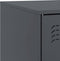 vidaXL - Tv-meubel - 67x39x44 - cm - staal - antracietkleurig