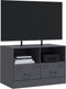 vidaXL - Tv-meubel - 67x39x44 - cm - staal - antracietkleurig