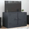 vidaXL - Tv-meubel - 67x39x44 - cm - staal - antracietkleurig