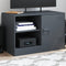 vidaXL - Tv-meubel - 67x39x44 - cm - staal - antracietkleurig