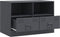 vidaXL - Tv-meubel - 67x39x44 - cm - staal - antracietkleurig