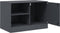 vidaXL - Tv-meubel - 67x39x44 - cm - staal - antracietkleurig